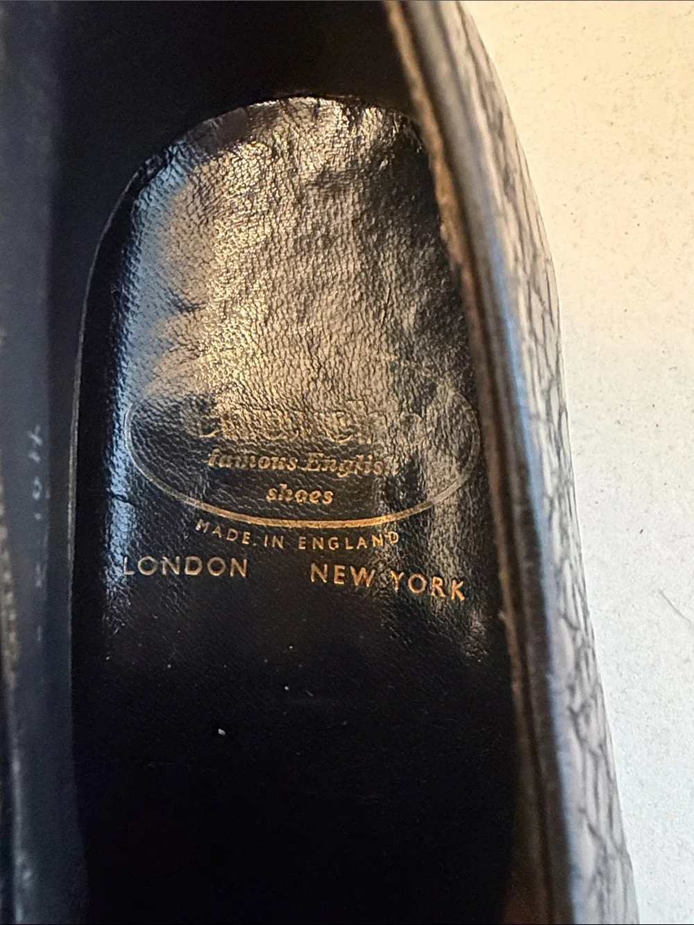 Church's Black Croc-Embossed Leather Derby Shoes